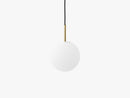 TR Bulb, Ceiling/Wall Lamp, Brushed Brass, Matt Opal Bulb