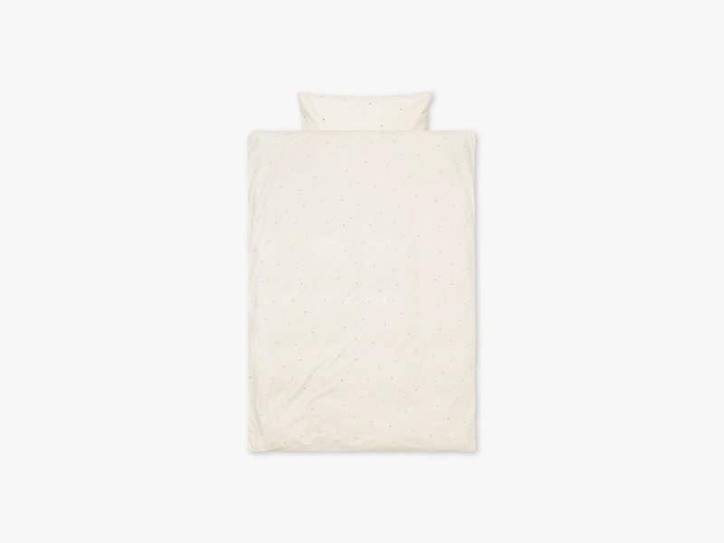 Dot Embr Bedding, Adult, Off-White