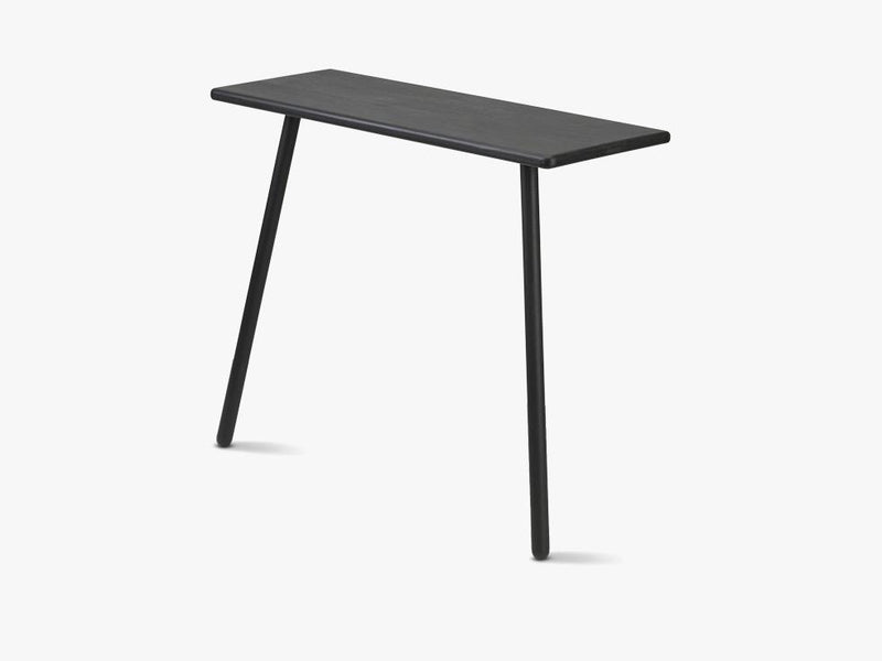 Georg Console Table, Black Oak