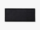 Måtte/løber, 67x150 cm, dot, black/grey