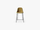 Harbour Side Chair - Counter, Black Steel base, City Velvet CA7832/060