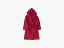 Hooded Bathrobe Bath, Raspberry