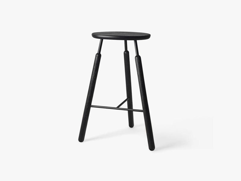 Barstool - NA4 - Black stained oak