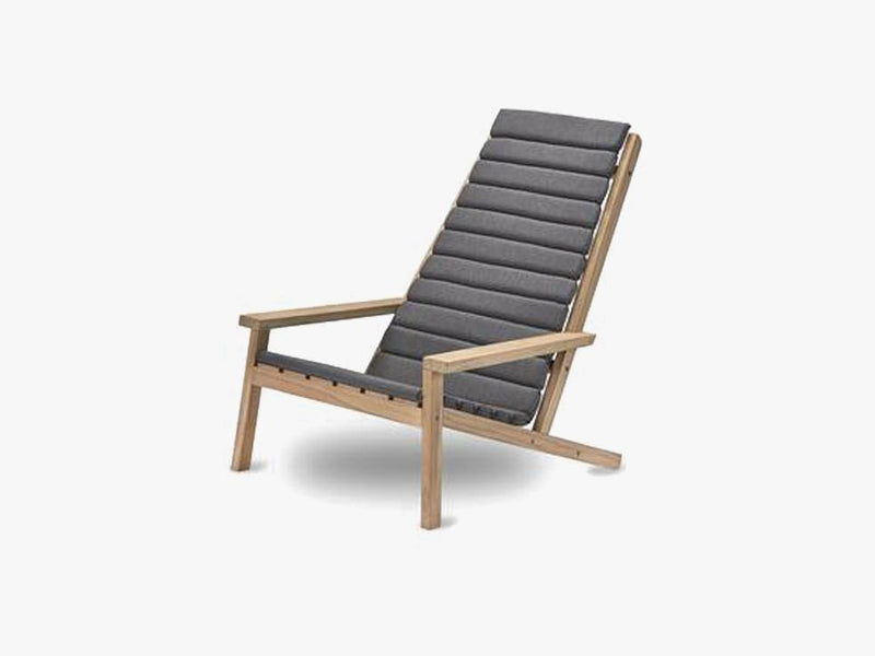 Pude til Between Lines Deckchair, Charcoal