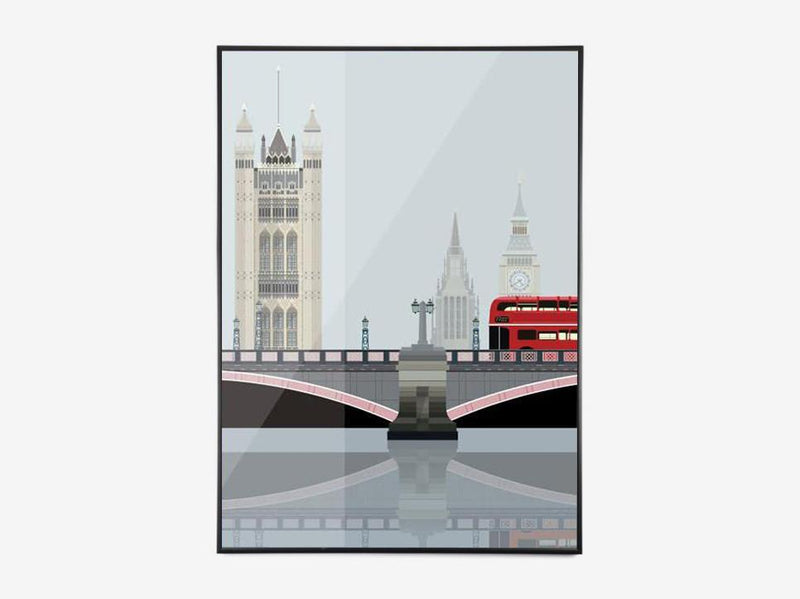 Lambeth Bridge & Towers of Westminster