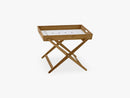 Amaze Bakkebord Foldbar, Teak, White