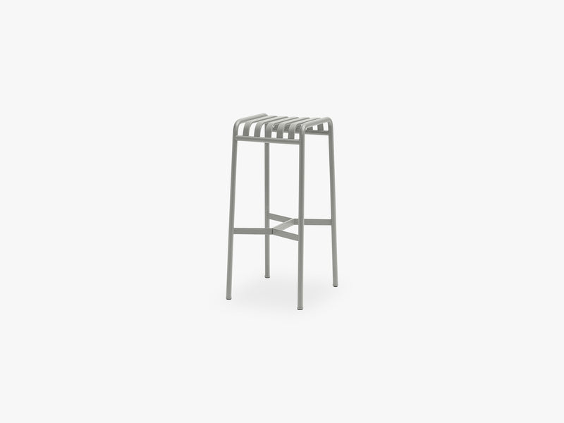 Palissade Bar Stool, Sky Grey