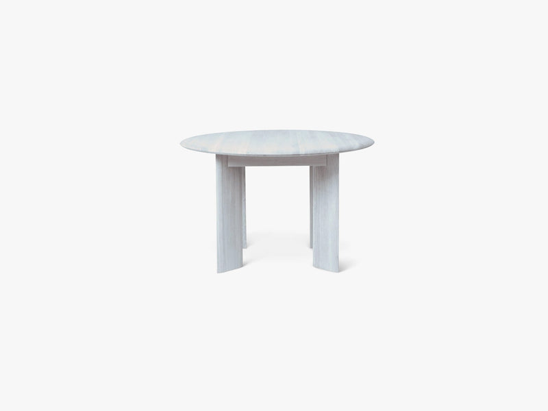 Bevel Table - Round Ø117 - Ice Blue