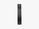 Stropp, black/black leather, 2 pcs