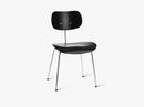 SE68, Black seat and back with Chrome base