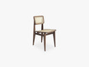 C-Chair Dining Chair - All French Cane, American Walnut Oiled