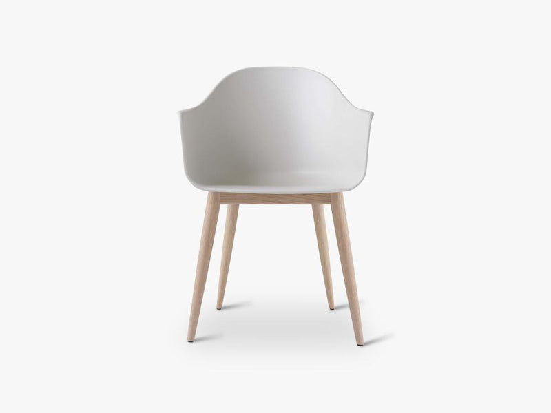 Harbour Chair, Light Grey/Natural Oak Base