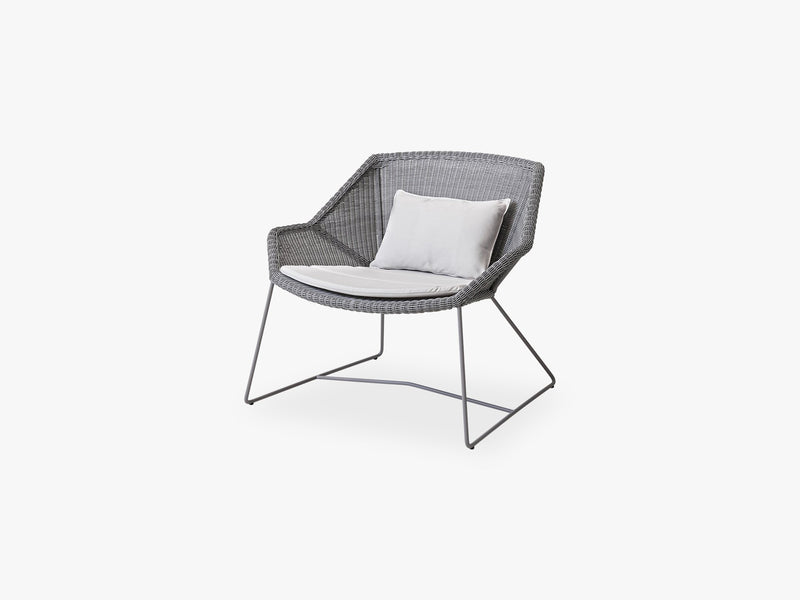 Breeze Loungestol Hyndesæt, White