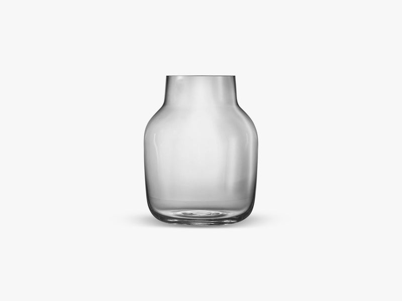 Silent Vase / Large, Ø 15 - Grey