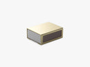 Matchbox cover, brass