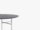 Mingle Table Top Round Ø130 Veneer, Black