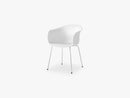 Elefy Chair JH28 White, White tube base