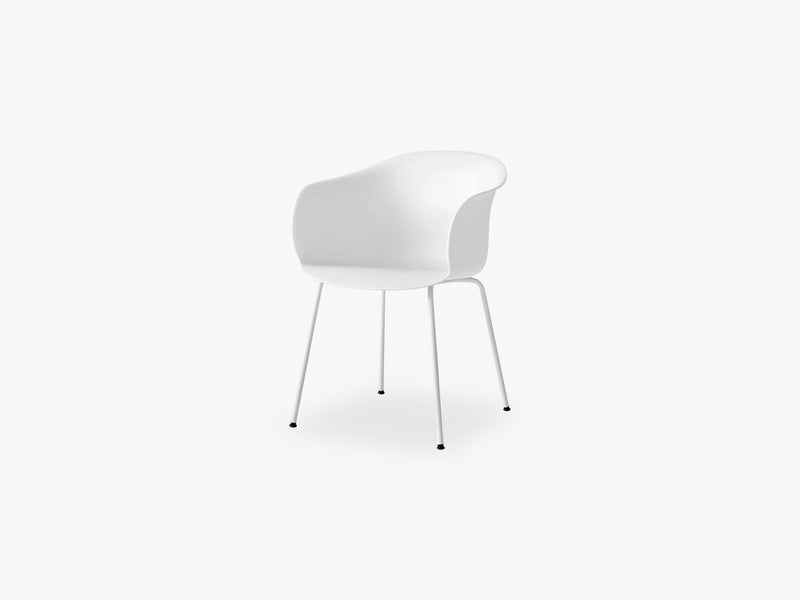 Elefy Chair JH28 White, White tube base