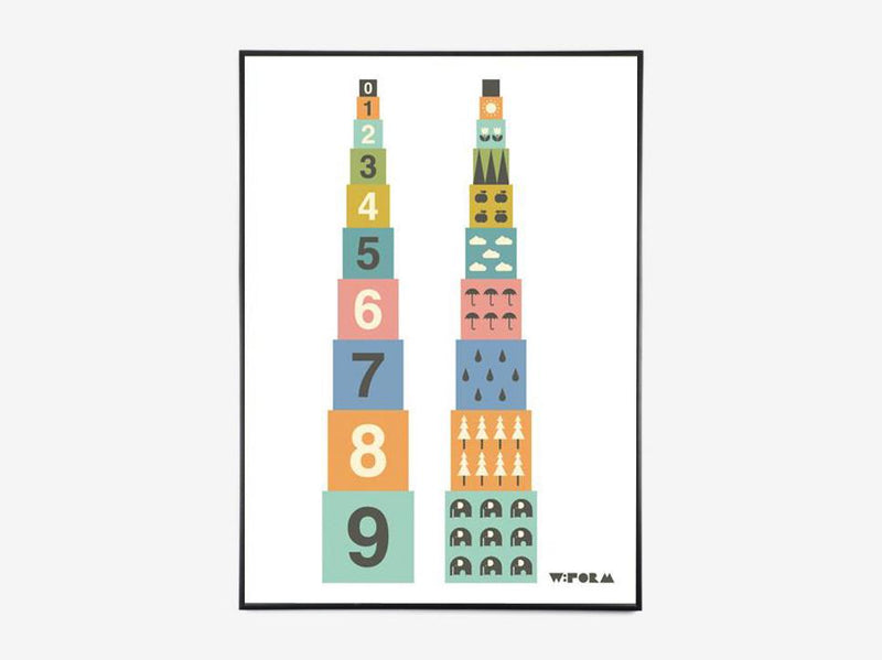 Numbers Multicolor