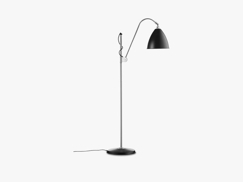 Bestlite BL3 Floor Lamp - Ø21 - Crome Base, Black