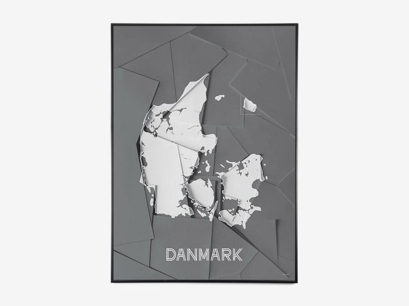 Maps Danmark - Grey