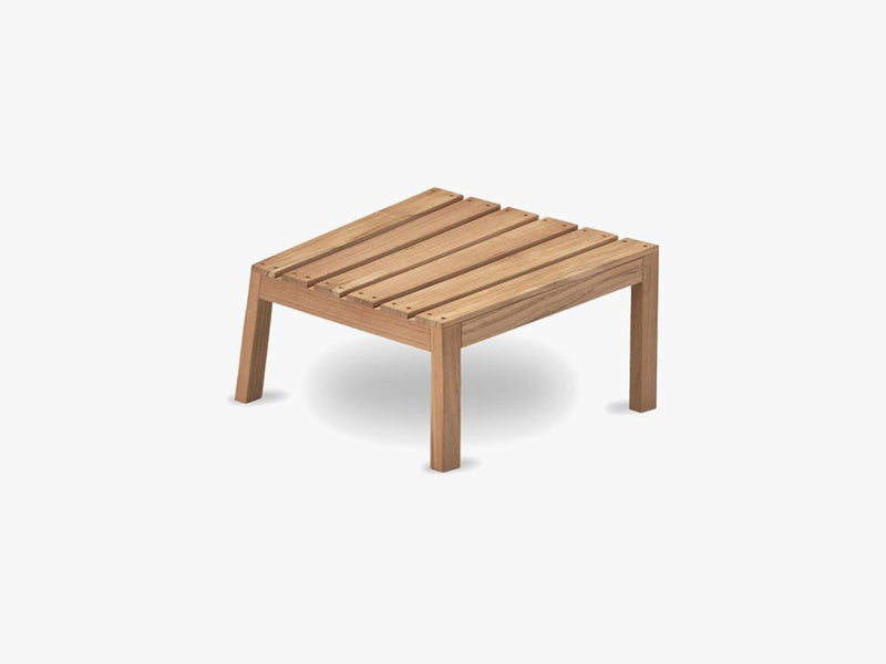 Between Lines Deck Stool, Teak