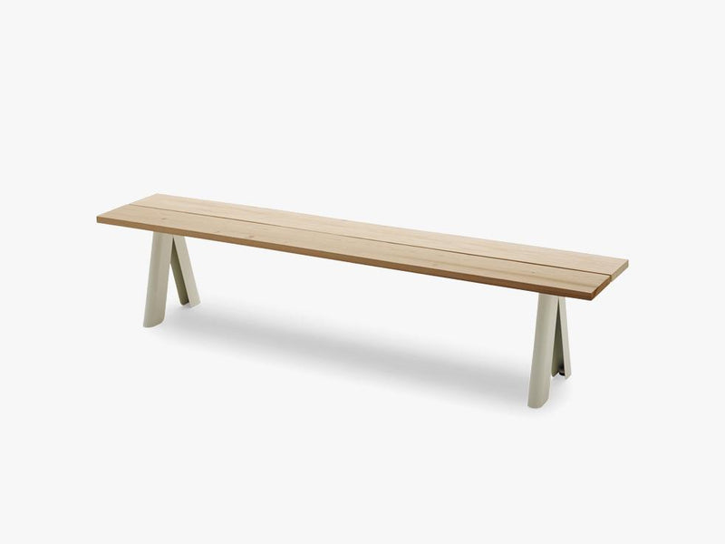 Overlap Bench, Silver White