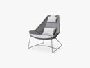 Breeze Highback Stol Hyndesæt, Light Grey