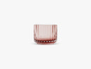 Lyngby Fyrfadsstage, burgundy glas