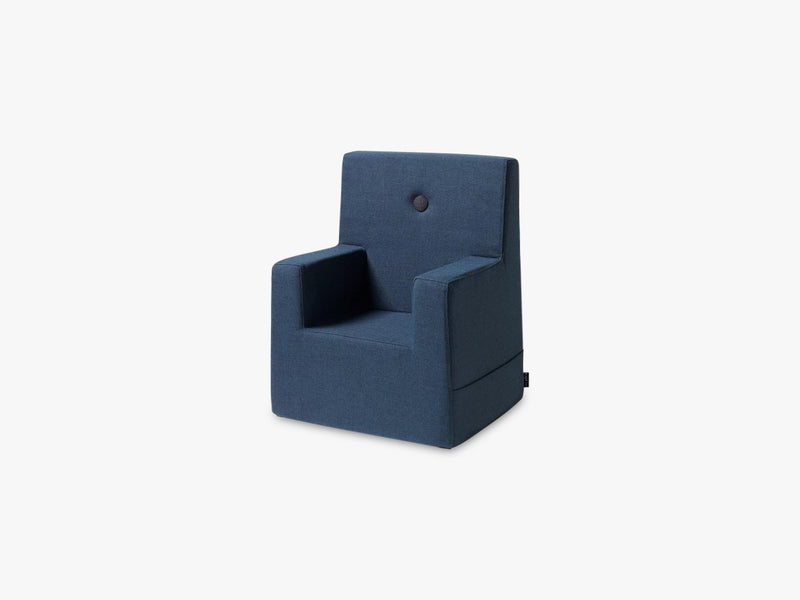 KK Kids Chair XL, Dark blue w black