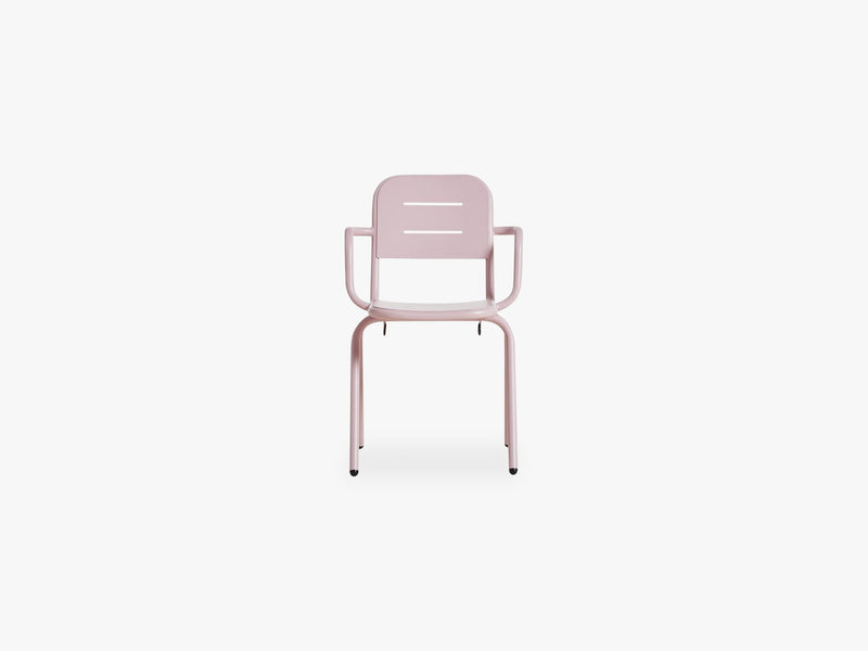 Ray Café armchair, Rose Pink