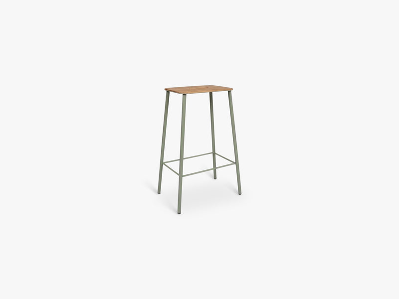 Adam Stool - Nyboder H65, Oak / Sill Green