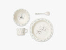 Bamboo Dinnerware Set, Aqua Theme