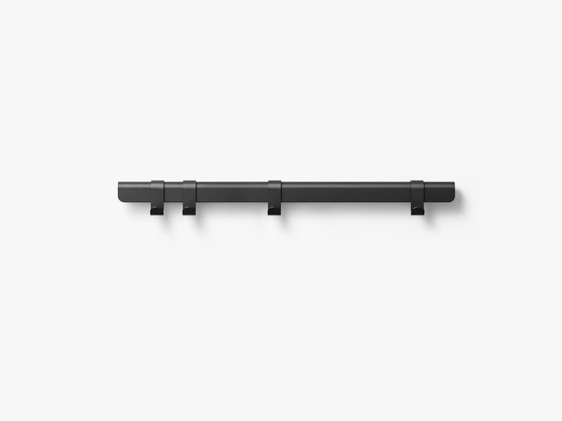 Hug Coat Rack 90cm, Black/4 Hooks