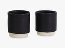 Otto Cup Black, Set Of 2