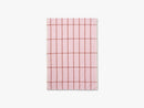 Hale Yarn Dyed Linen Tea Towels, Rose/Rust