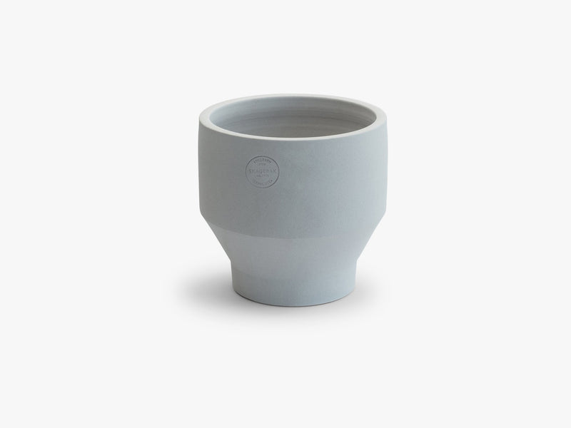 Edge Pot Ø18x18, Light Grey (Indoor)