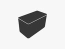 Cover 12: 2-Pers Sofa/Spiseborde, Black