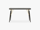Console table, black wood