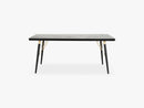 Dining table, black wood