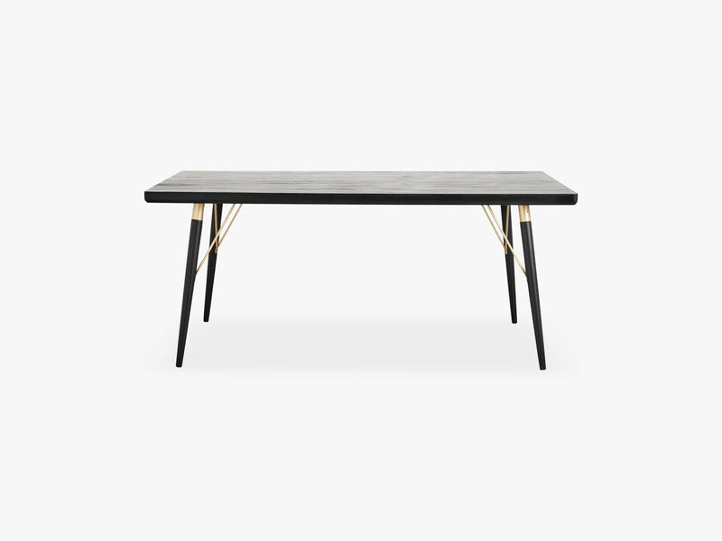 Dining table, black wood