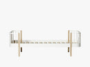 Wood seng, eg, 207x97x69 cm