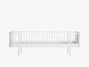 Wood Sofaseng, hvid 207x97x69 cm