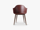 Harbour Chair, Burned Red/Dark Oak Base