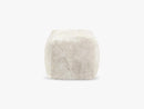Sheep skin puff, col white