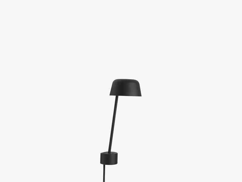 Lean Wall Lamp, Black