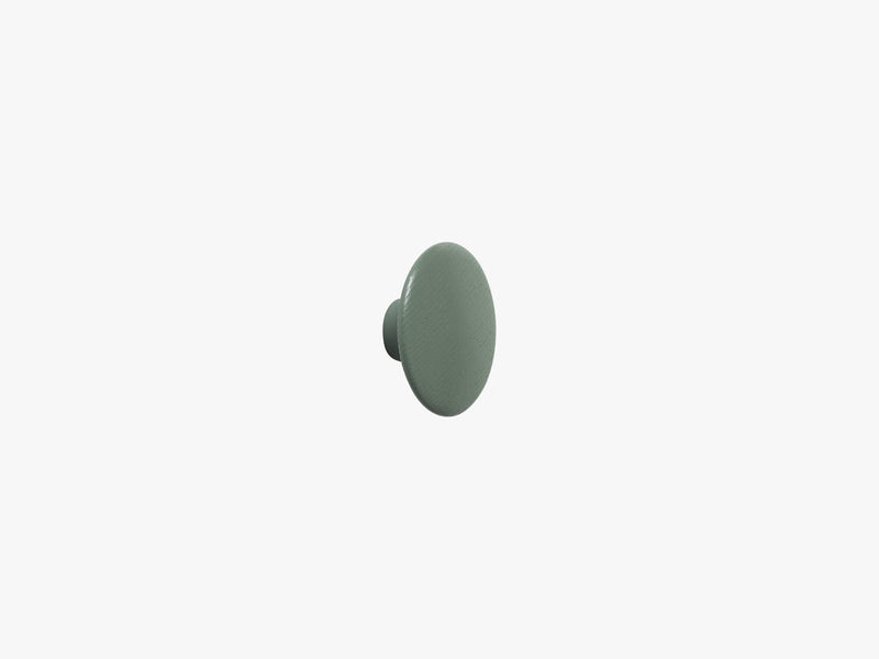 The Dots Coat Hooks / X-Small, Dusty Green