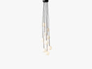 Ice Chandelier SR4, Bronzed brass/Opal