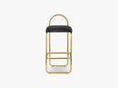 ANGUI bar chair low, gold/anthracite