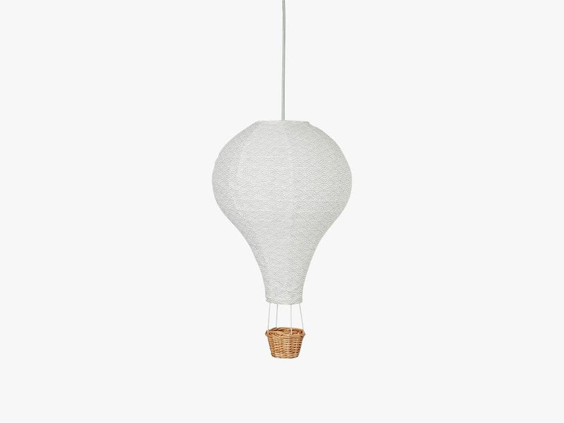 Lamp - Hot Air Balloon, Grey Wave